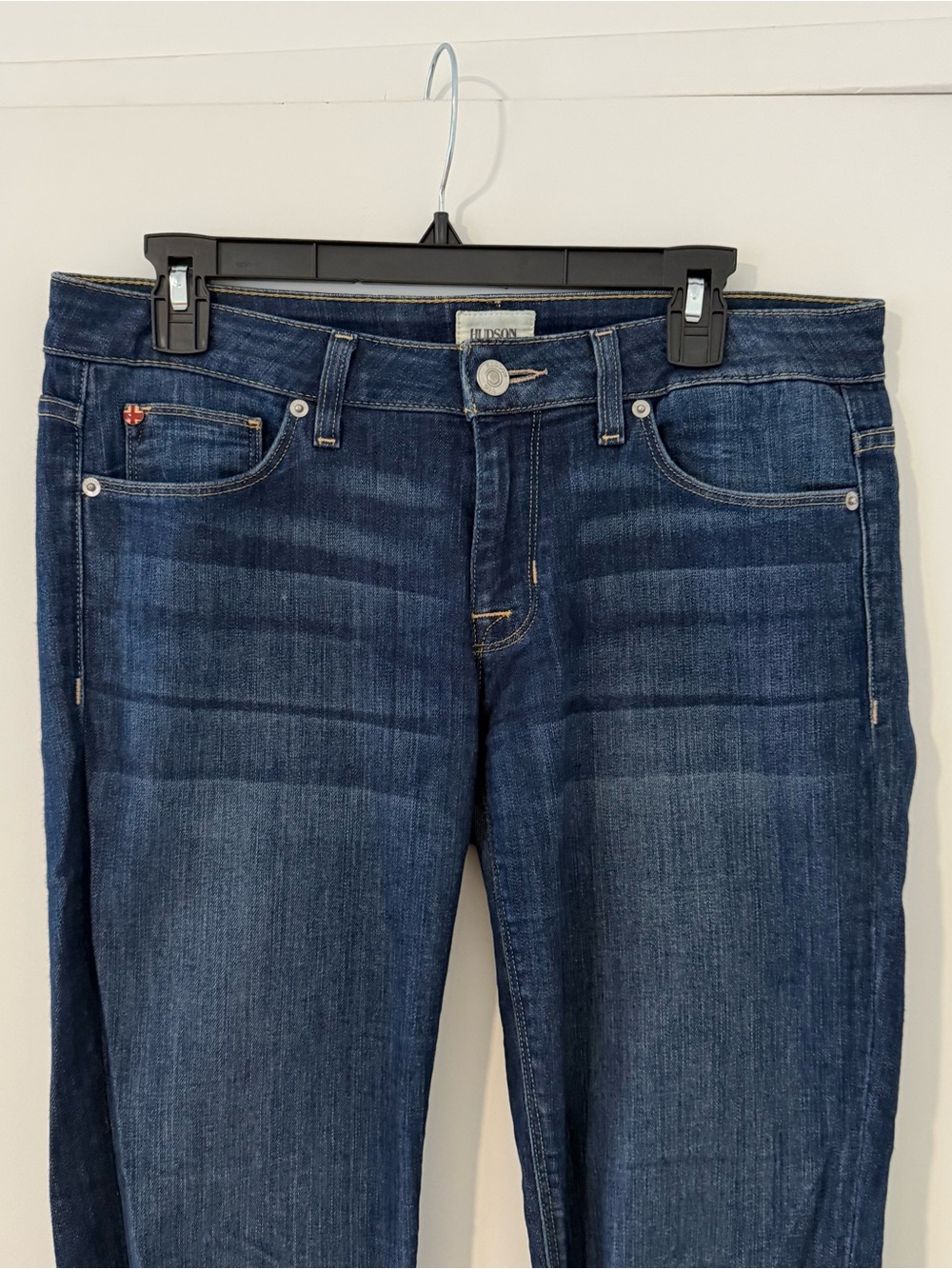 Hudson Jeans Women's Dark Blue Slim Straight Jeans, Size 29